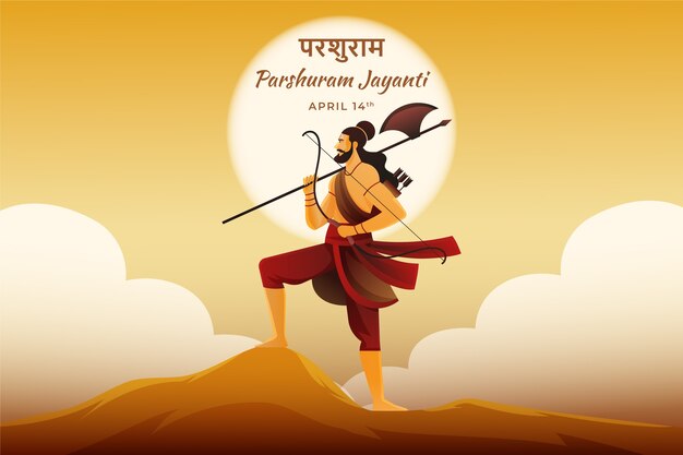 그라데이션 parshuram jayanti 그림