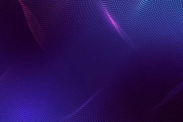 Free vector gradient particle wave background