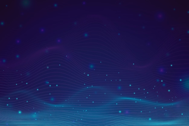 Gradient particle wave background