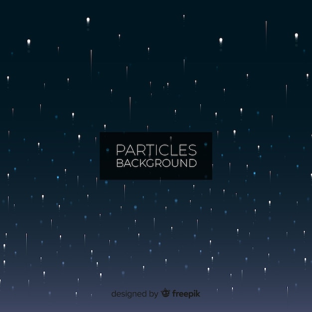 Gradient particles background