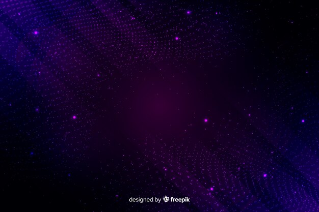 Gradient particles background