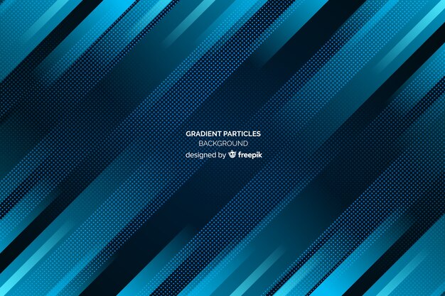 Gradient particles background