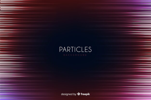 Gradient particles dark background