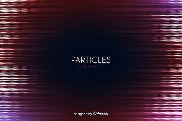 Gradient particles dark background