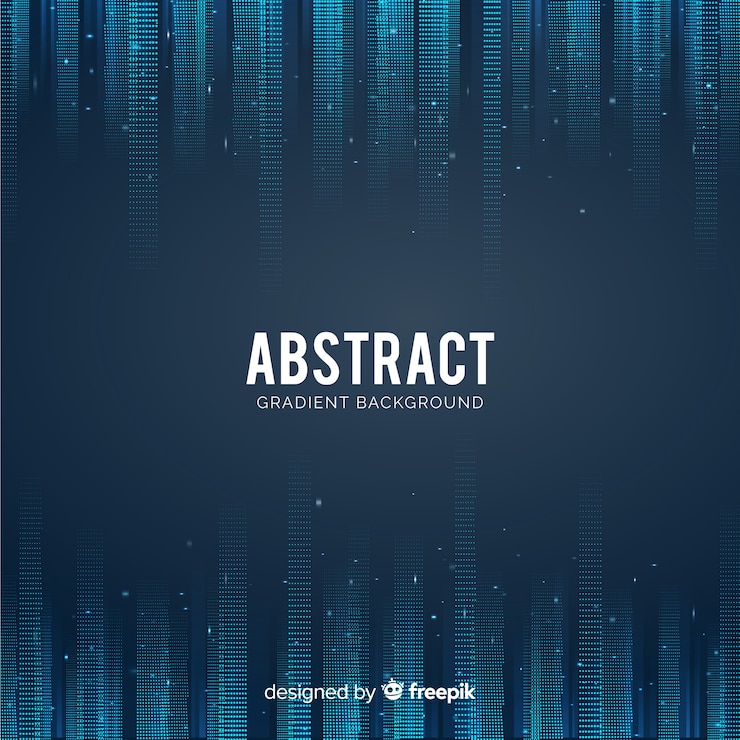 Free Vector gradient particles dark background