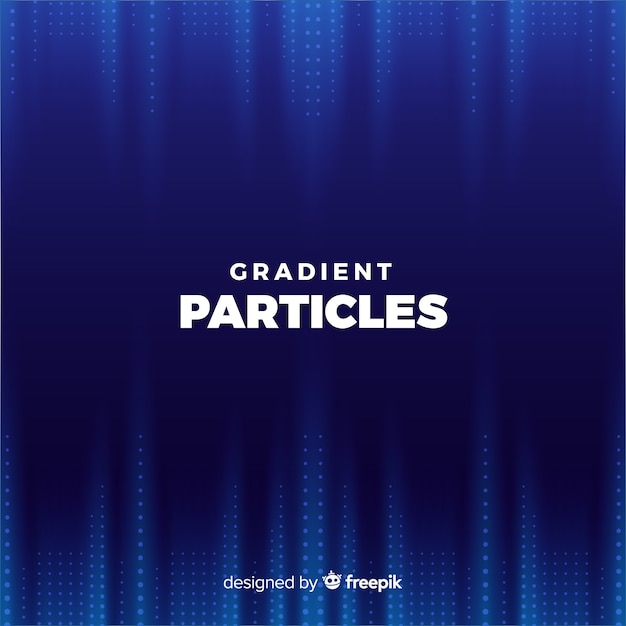 Gradient particles falling background