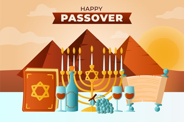 Gradient passover background