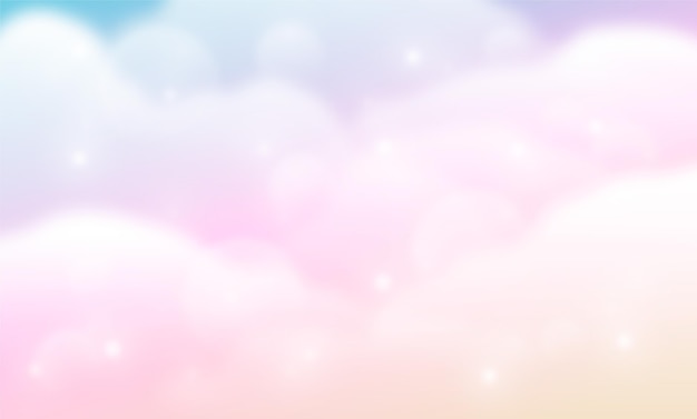 Gradient pastel sky background