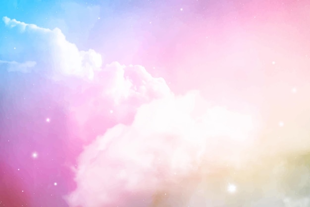 Free vector gradient pastel sky background