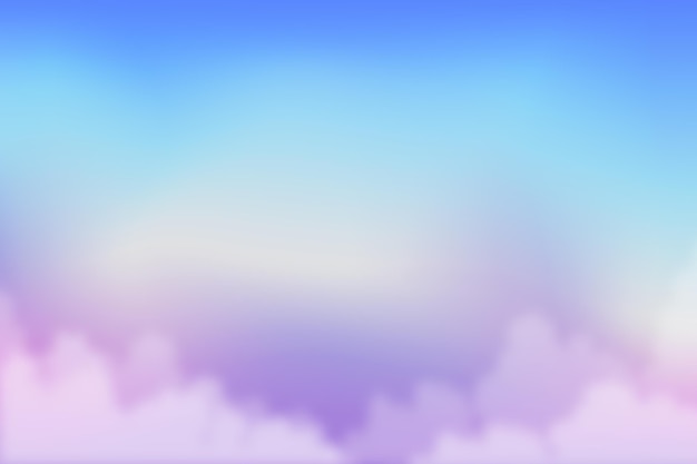 Gradient pastel sky background