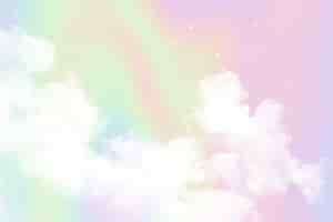 Free vector gradient pastel sky background