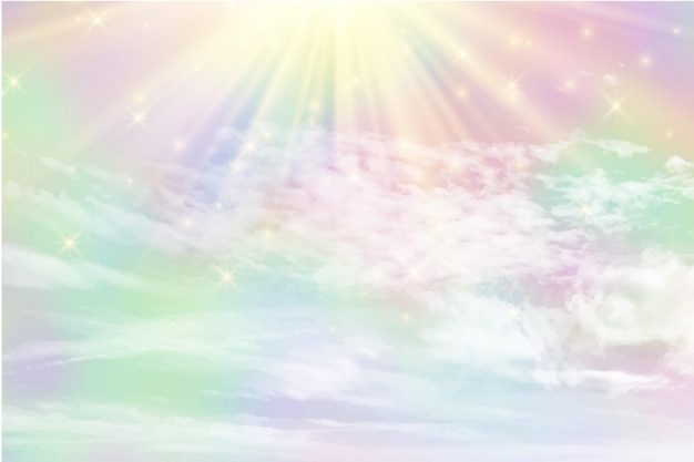 Gradient pastel sky background