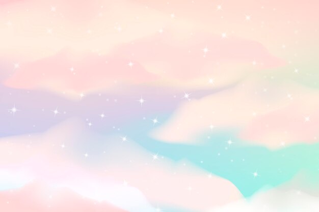 Gradient pastel sky background