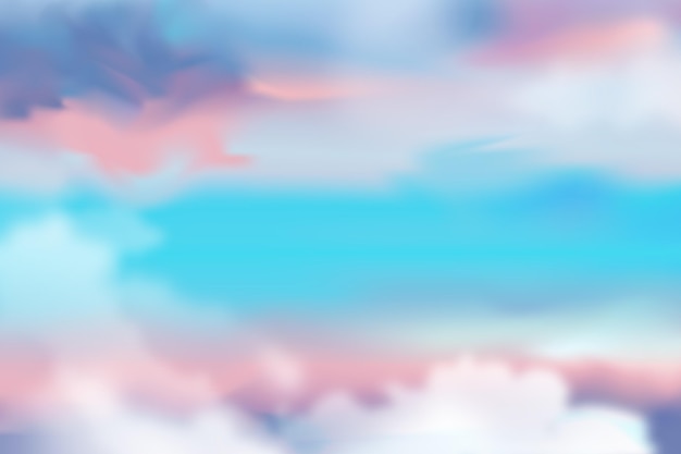 Free vector gradient pastel sky background