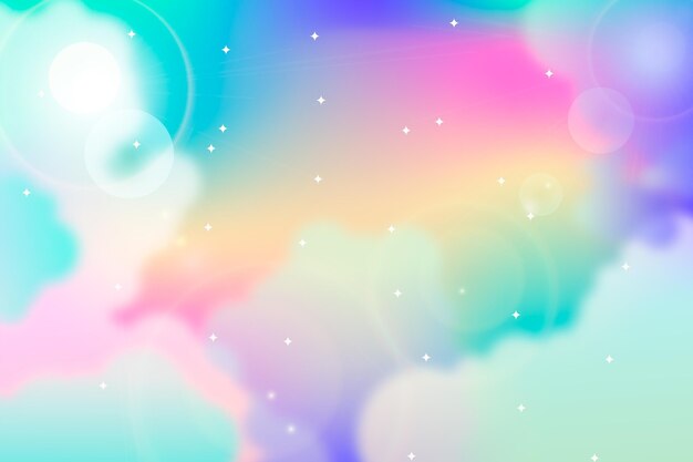 Gradient pastel sky background