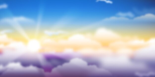 Gradient pastel sky background