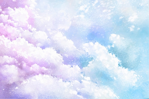 Free vector gradient pastel sky background