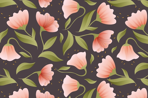 Free vector gradient pattern design in peach tones