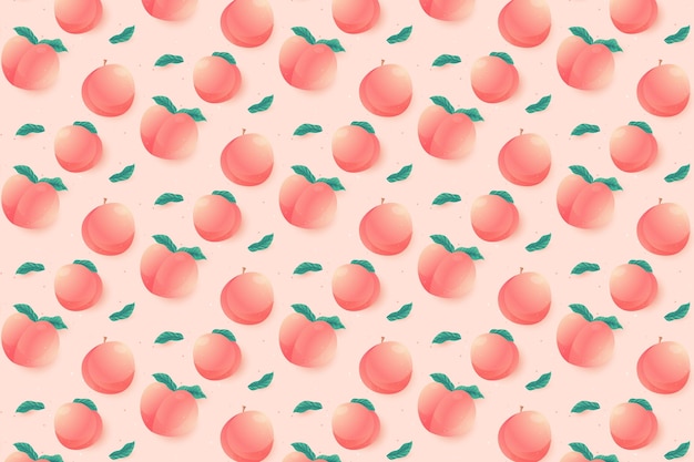 Free vector gradient peach pattern design