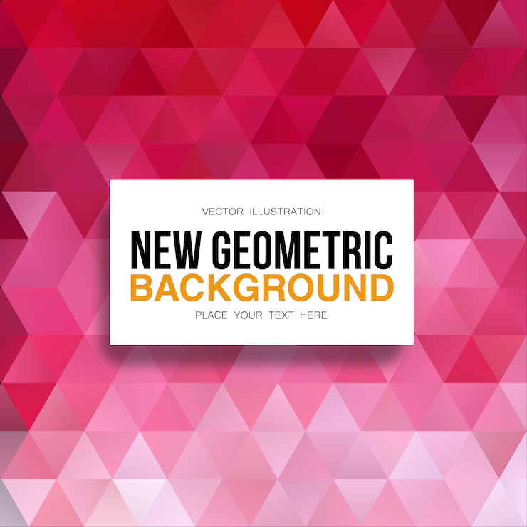 Free Vector gradient pink geometric background