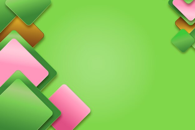 Gradient pink and green background