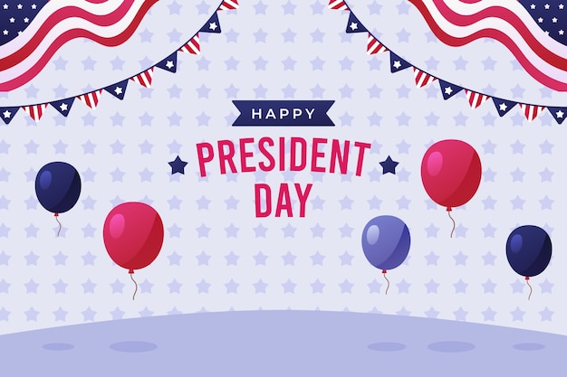 Gradient presidents day background