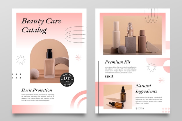 Gradient product catalog brochure template