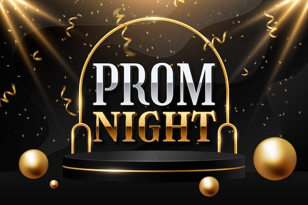 Gradient prom background