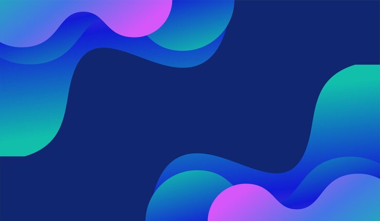 Free Vector gradient purple blue liquid abstract wave background abstract design