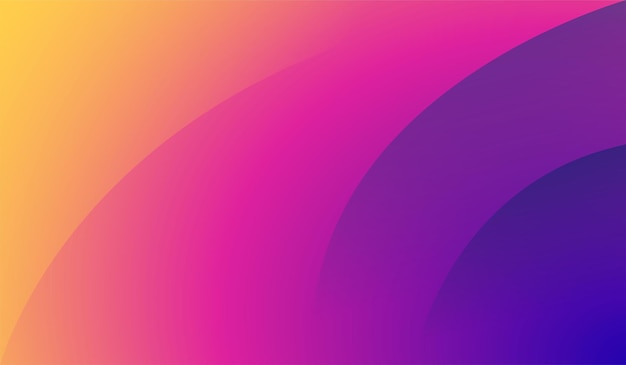 Gradient purple colorful background wave modern abstract