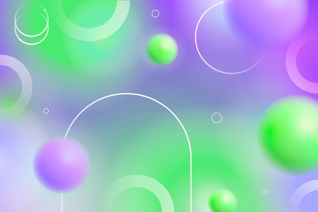 Gradient purple and green background