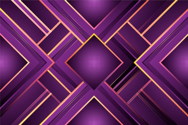 Gradient purple shapes on dark background