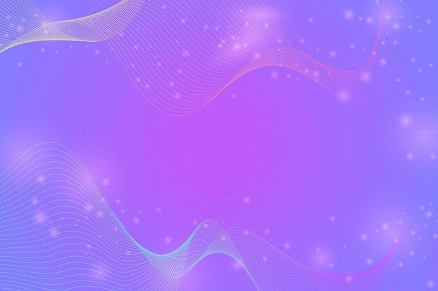 Gradient purple wavy background