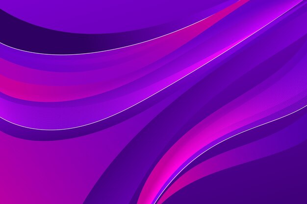 Gradient purple wavy background