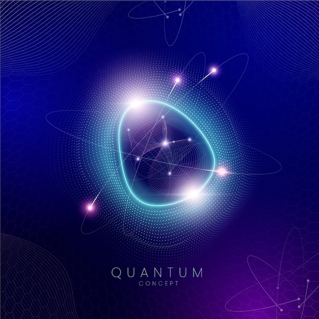 Gradient quantum illustration