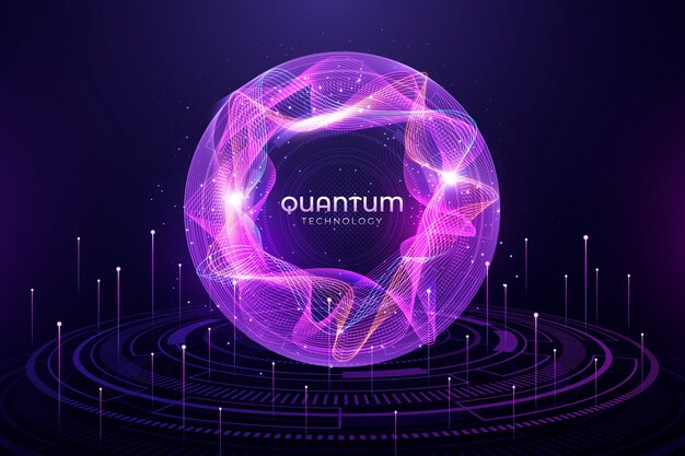 Gradient quantum illustration