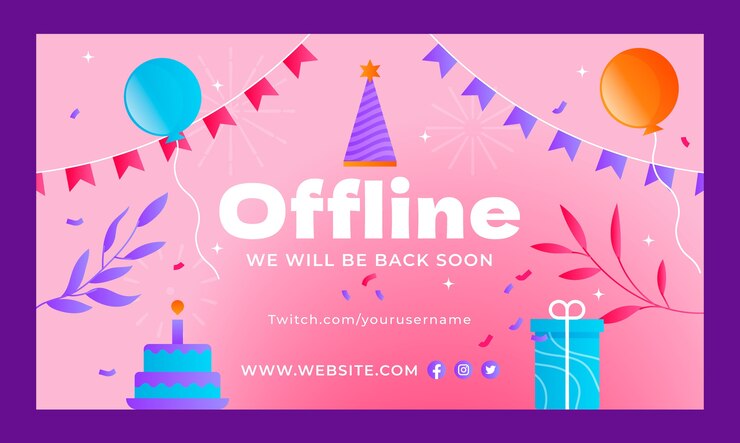 Бесплатный Вектор градиентный фон quinceañera twitch