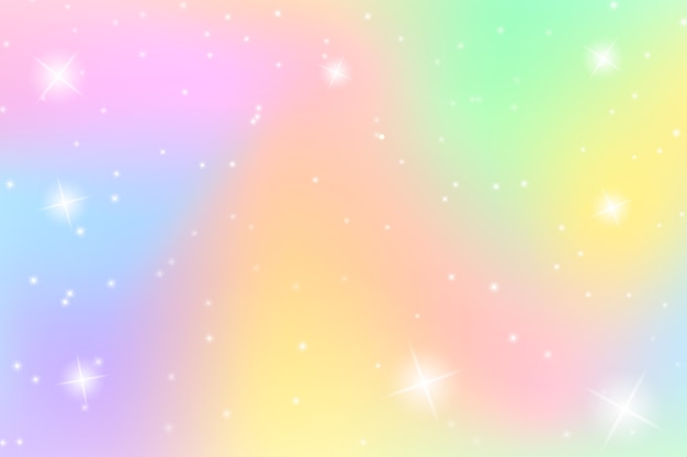 Free vector gradient rainbow glitter background