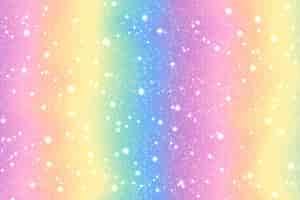 Free vector gradient rainbow glitter background