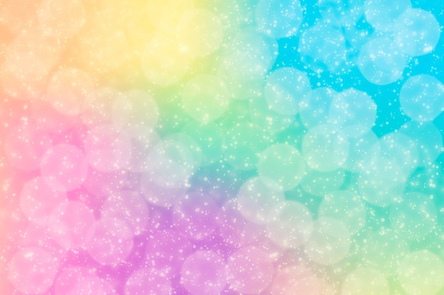 Gradient rainbow glitter background