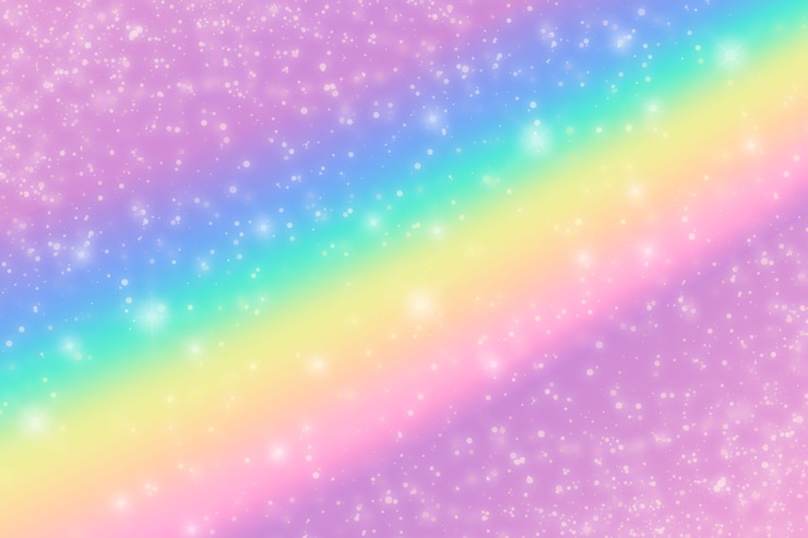 Free Vector gradient rainbow glitter background
