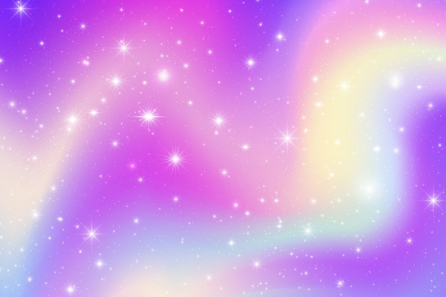 Gradient rainbow glitter background