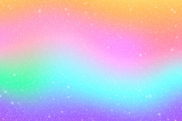 Gradient rainbow glitter background