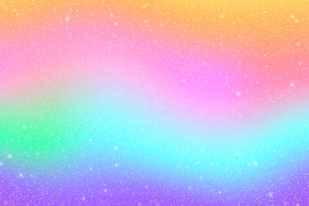 Free vector gradient rainbow glitter background