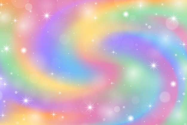 Free vector gradient rainbow glitter background