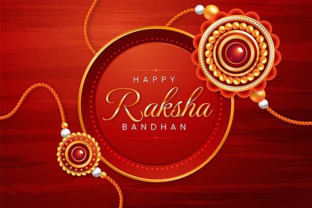 Gradient raksha bandhan background