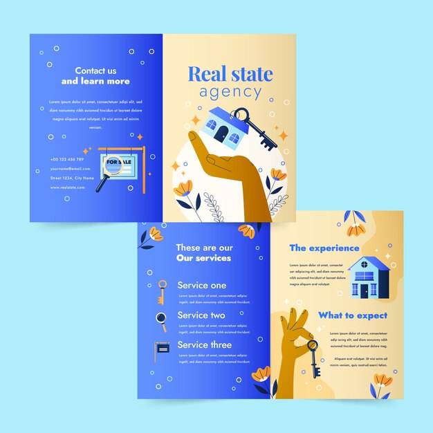 Gradient real estate brochure