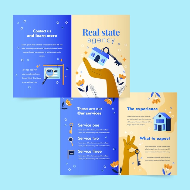 Gradient real estate brochure