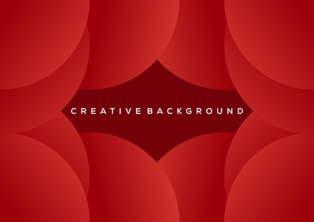 無料ベクター 赤い色のグラデーションの背景のクリエイティブなデザイン