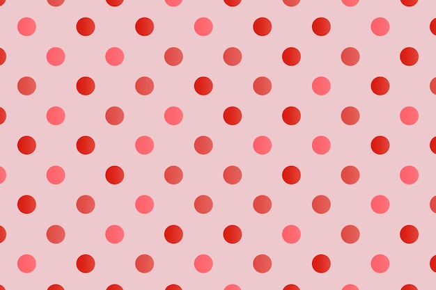 Бесплатное векторное изображение Градиент красный горошек фон